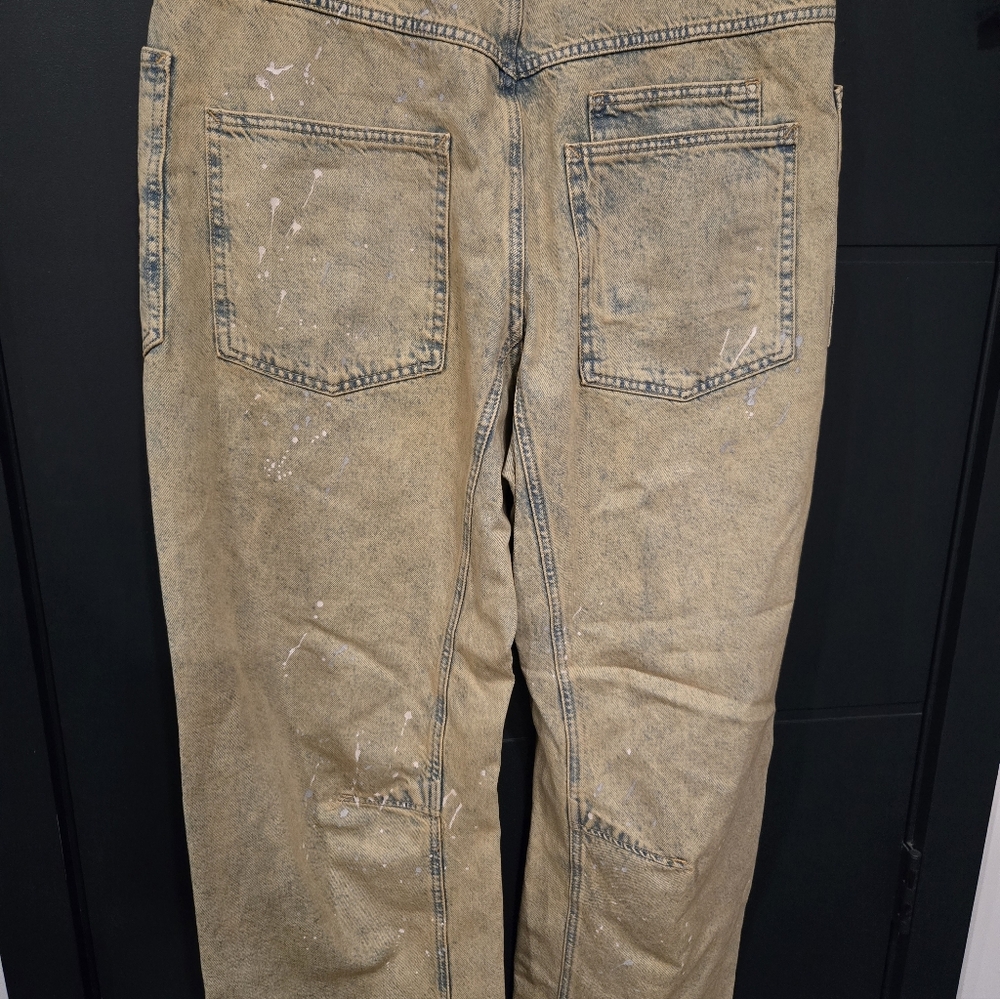We The Free Low Slung Moxie Barrel Jeans Cowboy 29L Nwt - Picture 3 of 4